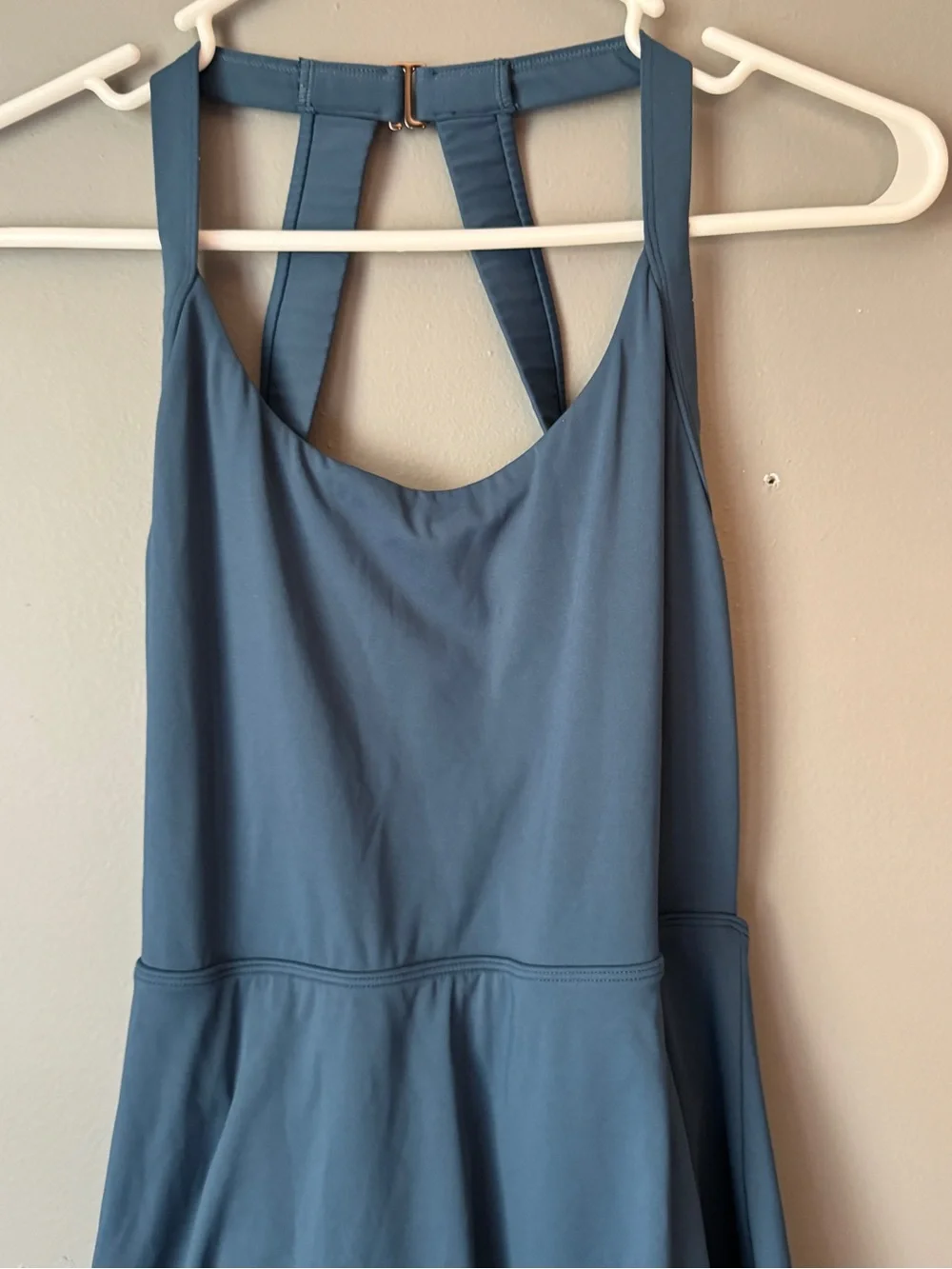 Halara Athletic Dress Built In Shorts Pockets Blue Small